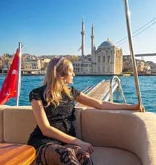 6. Take a sunset cruise on a private yacht along the Bosphorus